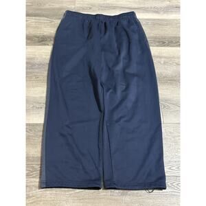 Russell Blue Tech Fleece Baggy Wide Leg Sweatpants Jogging Pants - Men’s Large